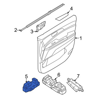 Kia OE - Front Right Door Lock Switch