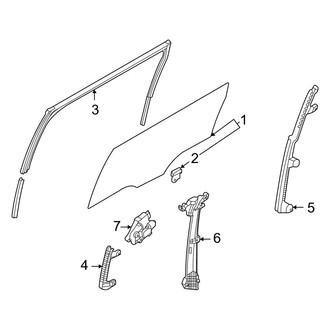 Kia OE - Side Loading Door - Glass & Hardware