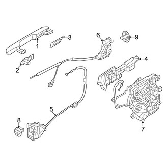 Kia OE - Side Loading Door - Lock & Hardware (Latch & Strikers)