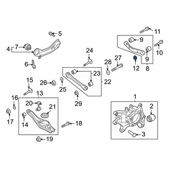Kia OE - Lower Suspension Control Arm Nut
