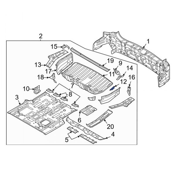 Floor Pan Bracket