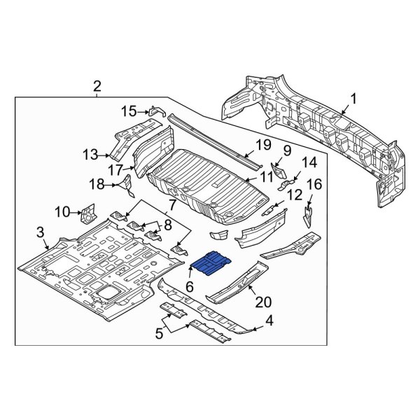 Seat Track Support Bracket