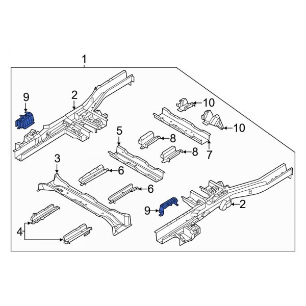 Seat Track Support Bracket