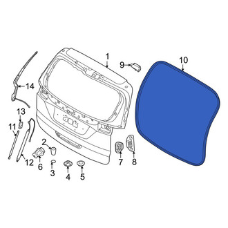 Kia OE - Rear Back Glass Weatherstrip
