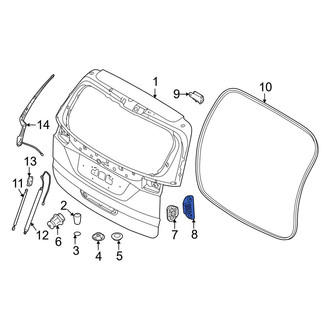 Kia OE - Rear Liftgate Stop Bumper