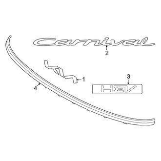 Kia OE - Lift Gate - Exterior Trim