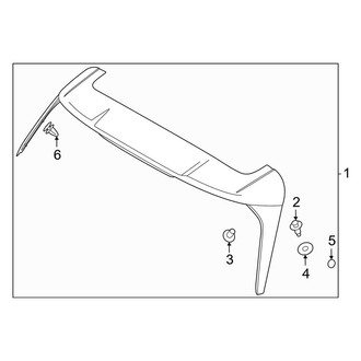 Kia OE - Lift Gate - Rear Spoiler