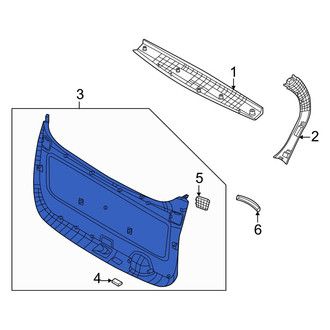 Kia OE - Rear Lower Liftgate Trim
