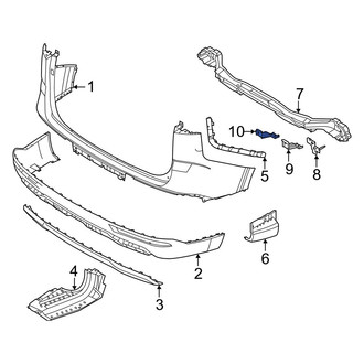 Kia OE - Rear Left Inner Bumper Impact Bar Bracket