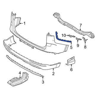 Kia OE - Rear Left Upper Bumper Cover Bracket