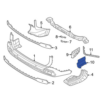Kia OE - Left Lower Bumper Corner Cover Bracket