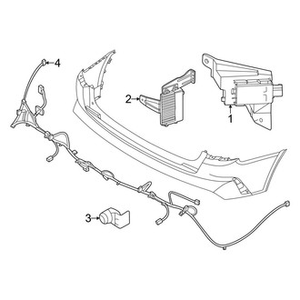 Kia OE - Rear Bumper - Electrical Components