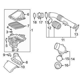 Kia OE - Engine / Transaxle - Air Intake (1.6L)