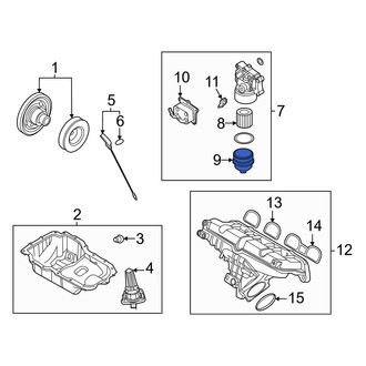 Kia OE - Engine Oil Filter Housing Cover