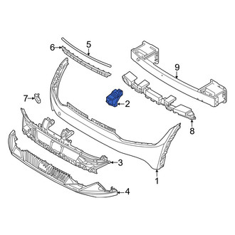 Kia OE - Left Upper Bumper Cover Bracket