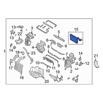 Kia OE - A/C Evaporator Core