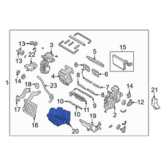 Kia OE - Lower HVAC Unit Case