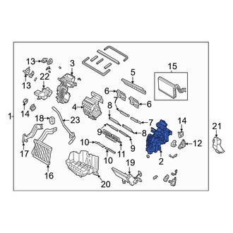 Kia OE - Right HVAC Unit Case