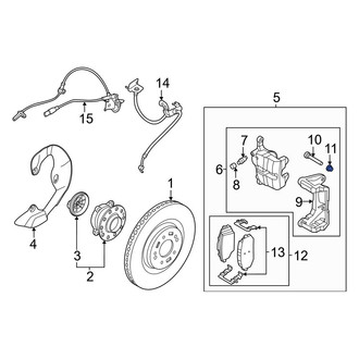 Kia OE - Front Disc Brake Caliper Pin Boot