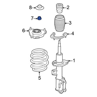 Kia OE - Lower Suspension Strut Nut