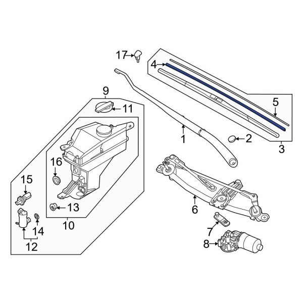 Windshield Wiper Blade Refill