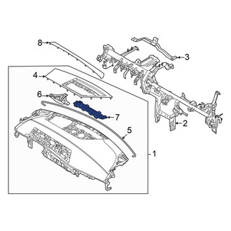 Kia OE - Dashboard Air Vent Trim
