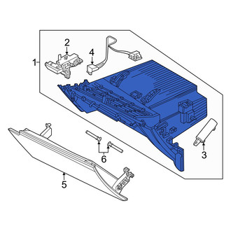 Kia OE - Front Glove Box Assembly