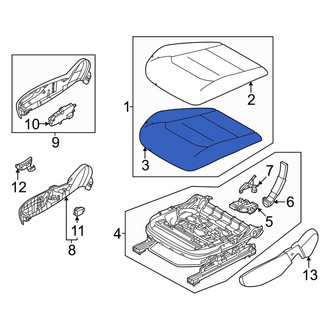 Kia OE - Front Right Seat Cushion Foam
