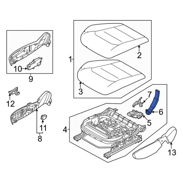 Climate Controlled Seat Duct