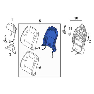 Kia OE - Front Right Seat Back Frame