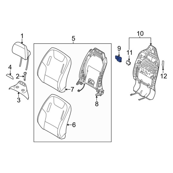 Climate Controlled Seat Duct