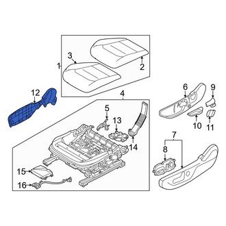 Kia OE - Front Left Inner Seat Trim Panel