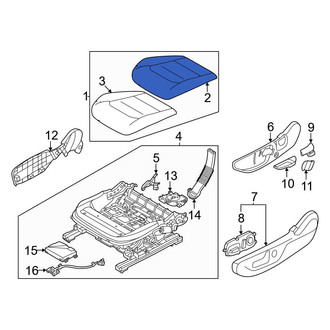 Kia OE - Front Left Seat Cover