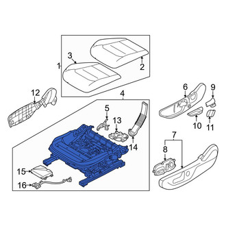 Kia OE - Front Left Seat Frame