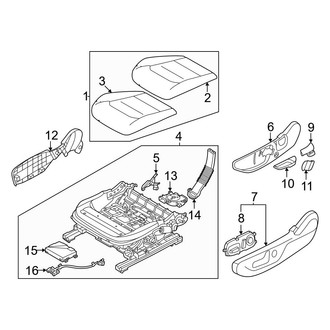 Kia OE - Front Left Seat Cushion Foam