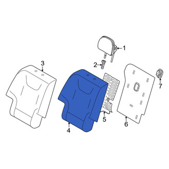 Kia OE - Rear Right Seat Back Cushion