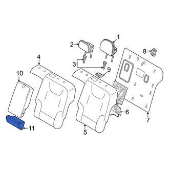Kia OE - Rear Left Inner Seat Back Cushion