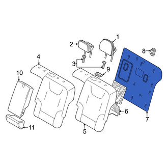 Kia OE - Front Right Lower Seat Back Panel