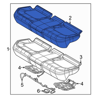 Kia OE - Rear Seat Cover