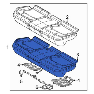 Kia OE - Rear Seat Cushion Pad