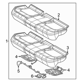 Kia OE - Rear Seat Cushion Foam
