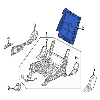 Kia OE - Rear Right Seat Back Frame