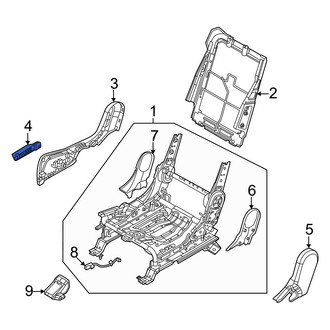 Kia OE - Rear Right Seat Back Recliner Adjustment Handle