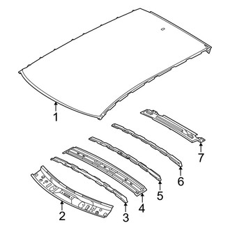 Kia OE - Roof & Components (W/O Sunroof), (Light / Wind)