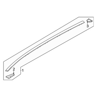 Kia OE - Roof - Exterior Trim (W/O Sunroof), (Light / Wind)
