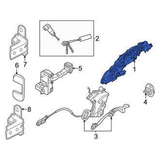 Kia OE - Front Left Outer Exterior Door Handle