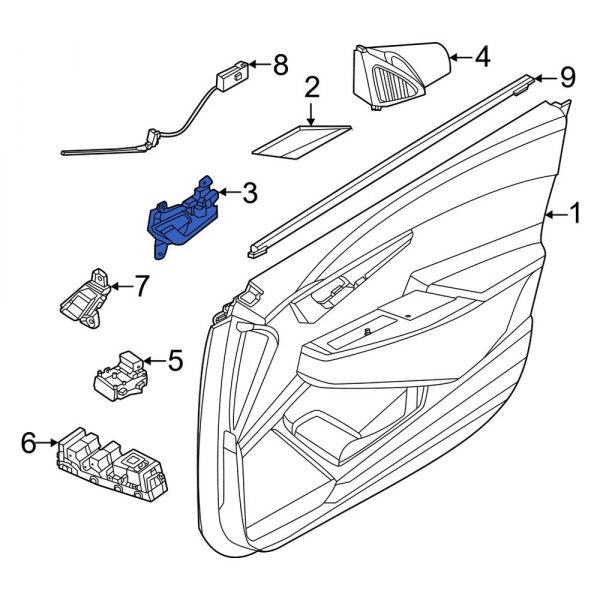 Exterior Door Handle Set