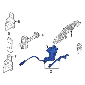 Kia OE - Front Left Door Latch Assembly