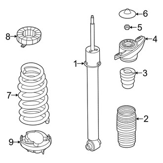 Kia OE - Rear Suspension - Shocks & Components