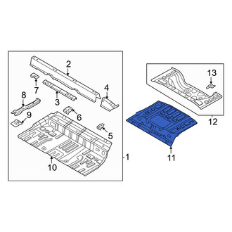 Kia OE - Rear Center Floor Pan